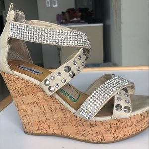 Not Rated Studded Wedge Sandal